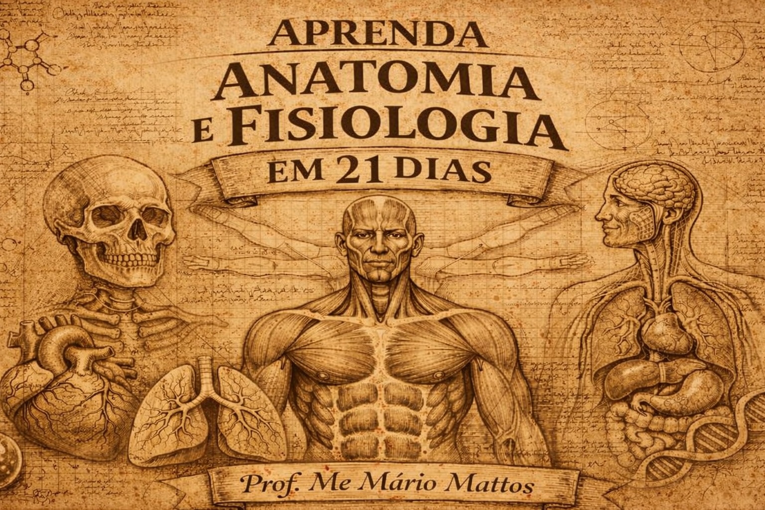 Capa do Ebook Aprenda Anatomia e Fisiologia em 21 Dias